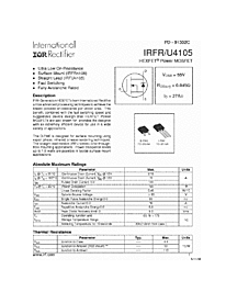 DataSheet IRFR4105 pdf